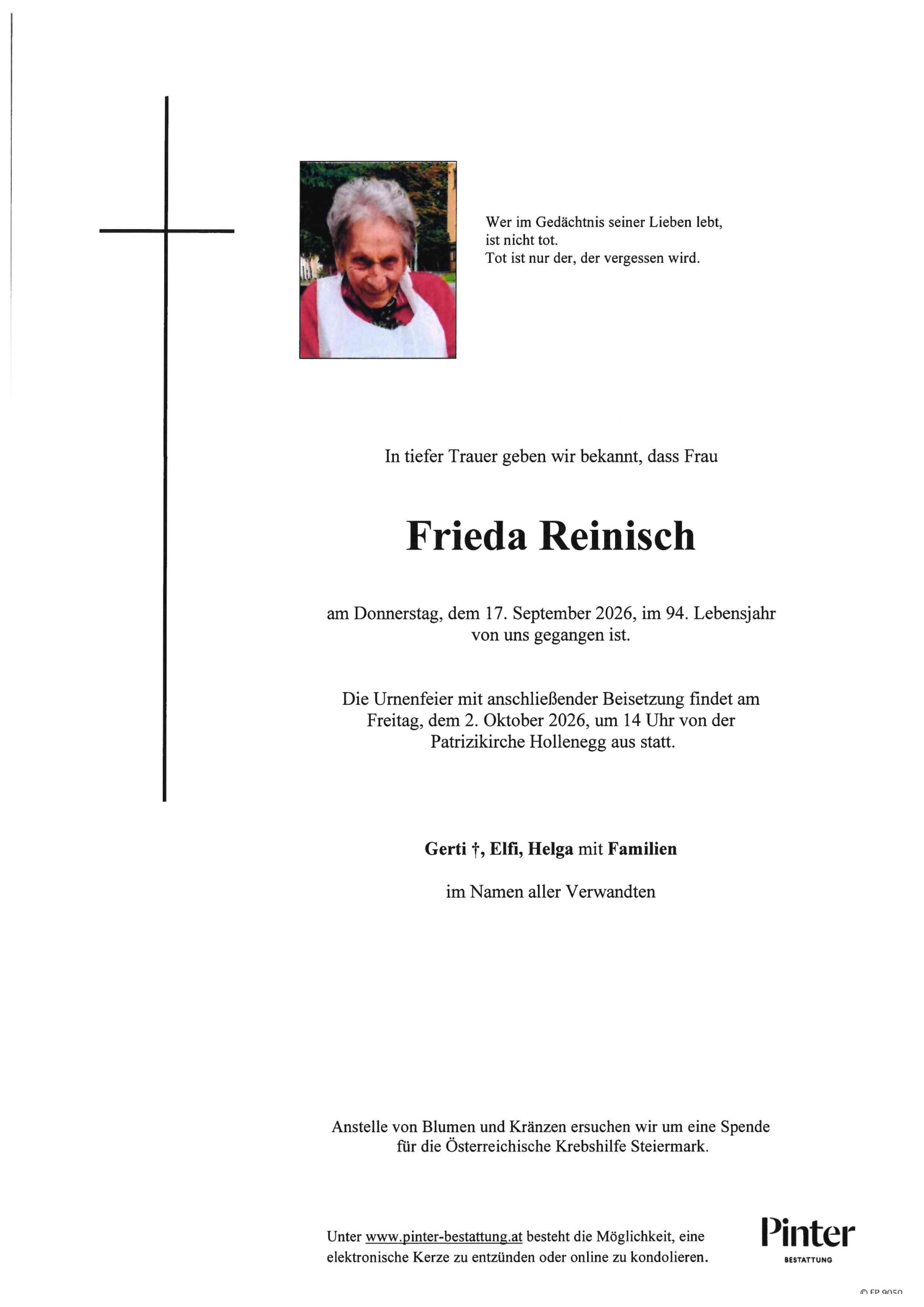 Frieda Reinisch